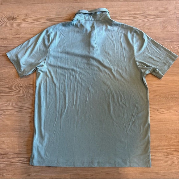 Travis Mathew Golf Polo Shirt Blue Striped Mens Size XL Extra Large short sleeve - Picture 2 of 7